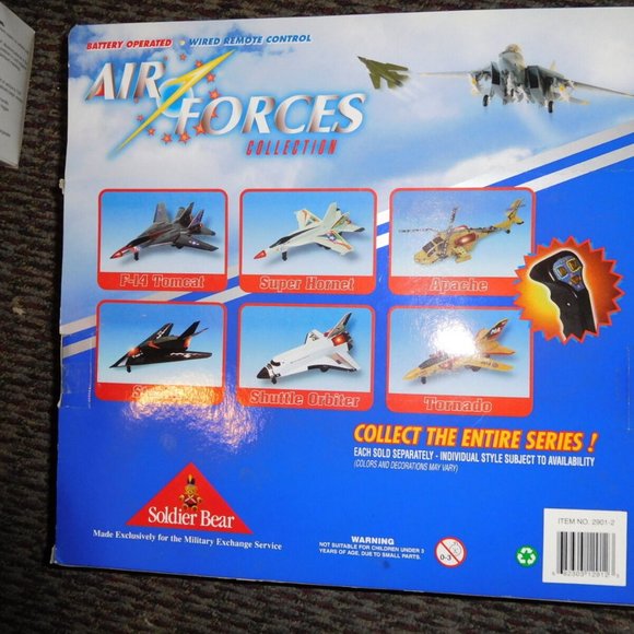 NEW SOLDIER BEAR AIR FORCES WIRED REMOTE CONTROL P - Picture 3 of 4